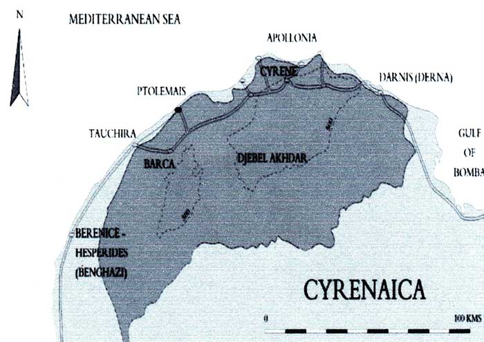 2 Map of Cyrenaican Pentapolis 700w