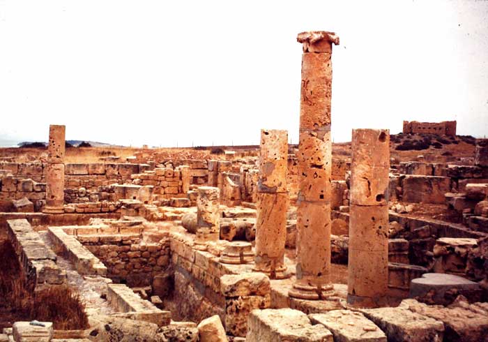 Ptolemais:  Villa ruins