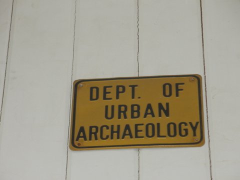 DUA Sign on loft door
