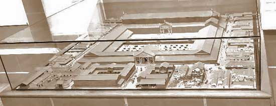 Photo of the Basilica and Forum Model shown in the MoL. Reconstructed by Trevor Brigham